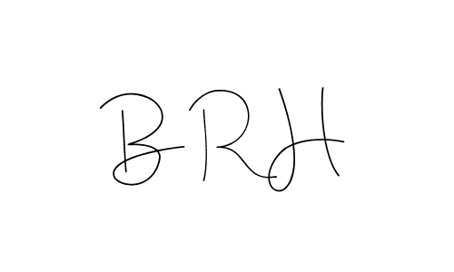 Make a beautiful signature design for name B R H. Use this online signature maker to create a handwritten signature for free. B R H signature style 4 images and pictures png