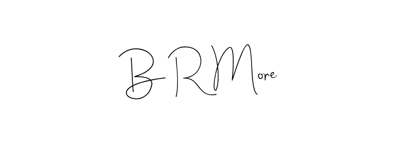 This is the best signature style for the B R More name. Also you like these signature font (Andilay-7BmLP). Mix name signature. B R More signature style 4 images and pictures png