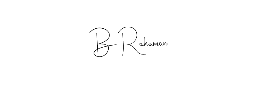 Also You can easily find your signature by using the search form. We will create B Rahaman name handwritten signature images for you free of cost using Andilay-7BmLP sign style. B Rahaman signature style 4 images and pictures png