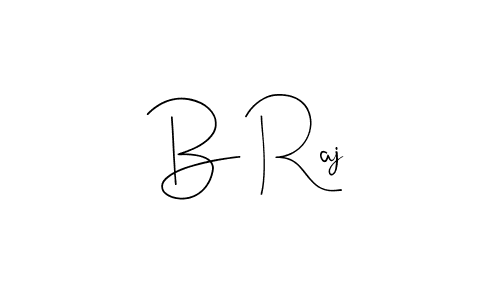 B Raj stylish signature style. Best Handwritten Sign (Andilay-7BmLP) for my name. Handwritten Signature Collection Ideas for my name B Raj. B Raj signature style 4 images and pictures png