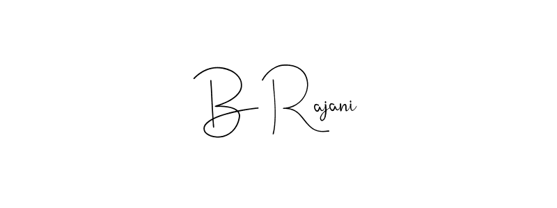 Similarly Andilay-7BmLP is the best handwritten signature design. Signature creator online .You can use it as an online autograph creator for name B Rajani. B Rajani signature style 4 images and pictures png