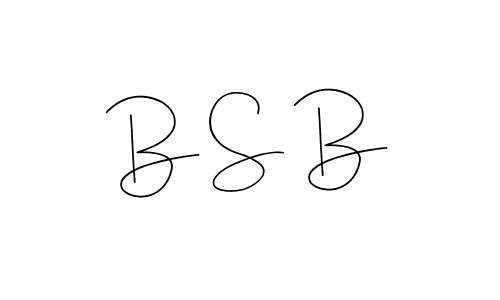 The best way (Andilay-7BmLP) to make a short signature is to pick only two or three words in your name. The name B S B include a total of six letters. For converting this name. B S B signature style 4 images and pictures png