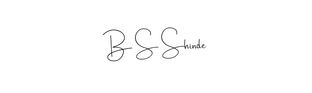 Make a beautiful signature design for name B S Shinde. Use this online signature maker to create a handwritten signature for free. B S Shinde signature style 4 images and pictures png