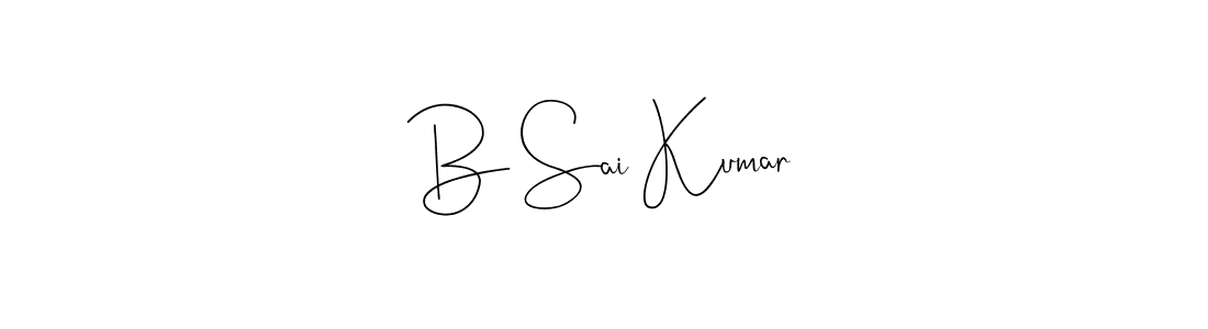 How to make B Sai Kumar signature? Andilay-7BmLP is a professional autograph style. Create handwritten signature for B Sai Kumar name. B Sai Kumar signature style 4 images and pictures png