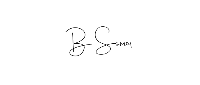 B Samal stylish signature style. Best Handwritten Sign (Andilay-7BmLP) for my name. Handwritten Signature Collection Ideas for my name B Samal. B Samal signature style 4 images and pictures png