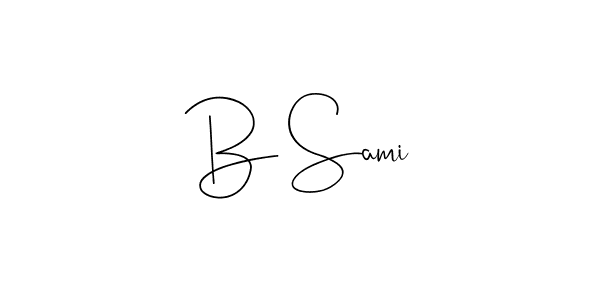 Make a beautiful signature design for name B Sami. Use this online signature maker to create a handwritten signature for free. B Sami signature style 4 images and pictures png