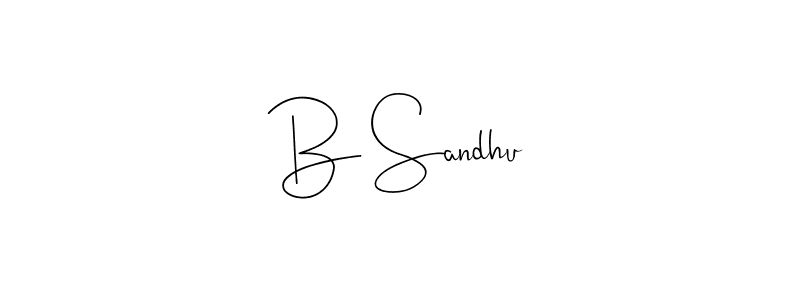 This is the best signature style for the B Sandhu name. Also you like these signature font (Andilay-7BmLP). Mix name signature. B Sandhu signature style 4 images and pictures png