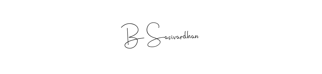 This is the best signature style for the B Sasivardhan name. Also you like these signature font (Andilay-7BmLP). Mix name signature. B Sasivardhan signature style 4 images and pictures png