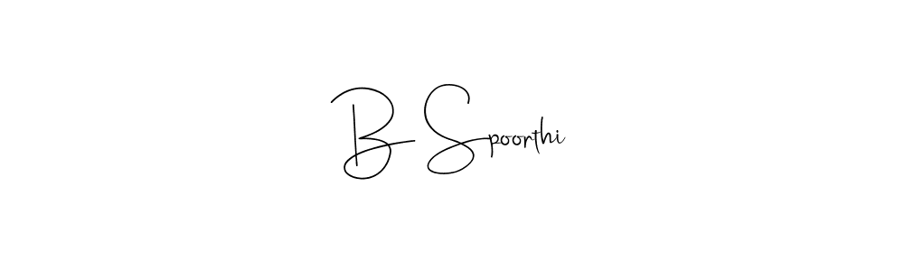 Similarly Andilay-7BmLP is the best handwritten signature design. Signature creator online .You can use it as an online autograph creator for name B Spoorthi. B Spoorthi signature style 4 images and pictures png