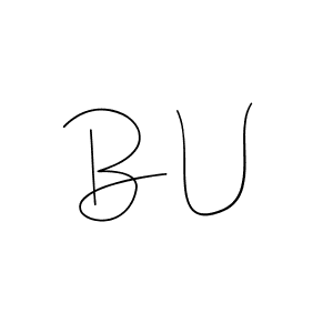 B U stylish signature style. Best Handwritten Sign (Andilay-7BmLP) for my name. Handwritten Signature Collection Ideas for my name B U. B U signature style 4 images and pictures png