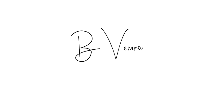 Similarly Andilay-7BmLP is the best handwritten signature design. Signature creator online .You can use it as an online autograph creator for name B Vemra. B Vemra signature style 4 images and pictures png