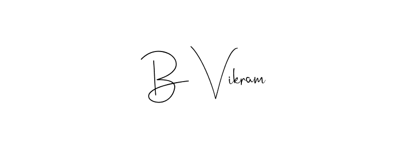 How to Draw B Vikram signature style? Andilay-7BmLP is a latest design signature styles for name B Vikram. B Vikram signature style 4 images and pictures png