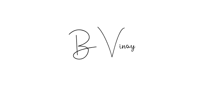 Once you've used our free online signature maker to create your best signature Andilay-7BmLP style, it's time to enjoy all of the benefits that B Vinay name signing documents. B Vinay signature style 4 images and pictures png