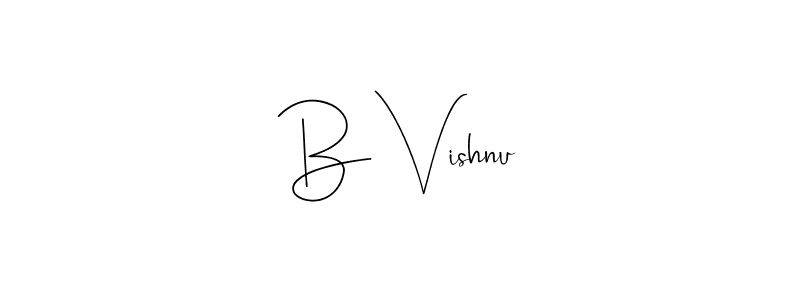 Once you've used our free online signature maker to create your best signature Andilay-7BmLP style, it's time to enjoy all of the benefits that B Vishnu name signing documents. B Vishnu signature style 4 images and pictures png