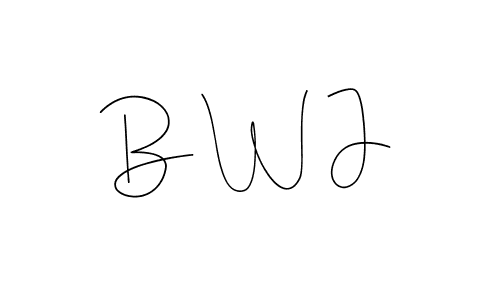 Also we have B W J name is the best signature style. Create professional handwritten signature collection using Andilay-7BmLP autograph style. B W J signature style 4 images and pictures png