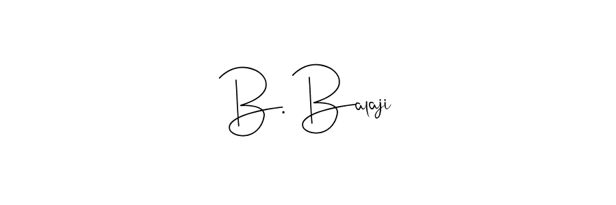 The best way (Andilay-7BmLP) to make a short signature is to pick only two or three words in your name. The name B. Balaji include a total of six letters. For converting this name. B. Balaji signature style 4 images and pictures png