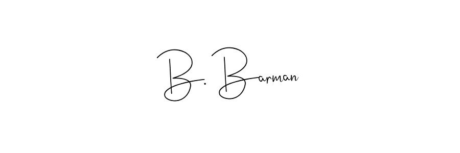 How to Draw B. Barman signature style? Andilay-7BmLP is a latest design signature styles for name B. Barman. B. Barman signature style 4 images and pictures png