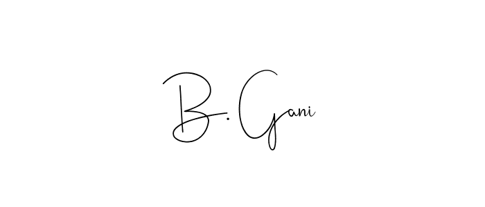 Similarly Andilay-7BmLP is the best handwritten signature design. Signature creator online .You can use it as an online autograph creator for name B. Gani. B. Gani signature style 4 images and pictures png