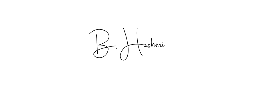 The best way (Andilay-7BmLP) to make a short signature is to pick only two or three words in your name. The name B. Hashmi include a total of six letters. For converting this name. B. Hashmi signature style 4 images and pictures png