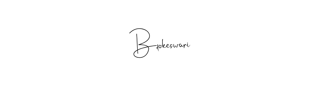 You should practise on your own different ways (Andilay-7BmLP) to write your name (B.lokeswari) in signature. don't let someone else do it for you. B.lokeswari signature style 4 images and pictures png