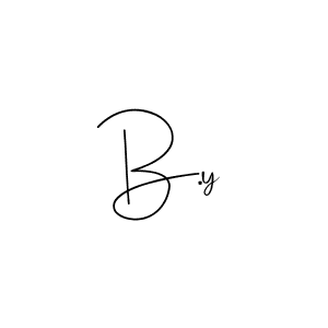 How to make B.y signature? Andilay-7BmLP is a professional autograph style. Create handwritten signature for B.y name. B.y signature style 4 images and pictures png