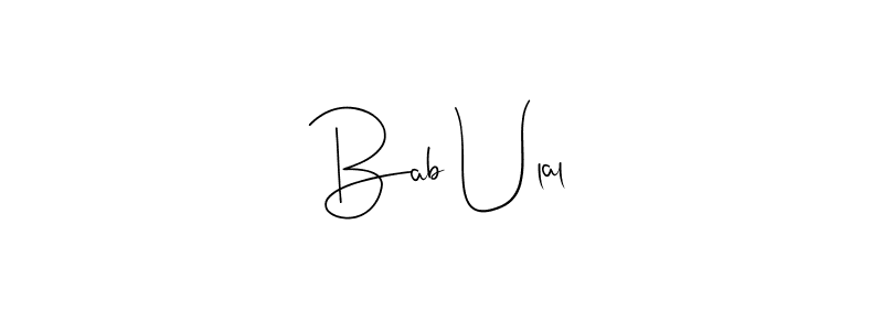 Make a beautiful signature design for name Bab Ulal. Use this online signature maker to create a handwritten signature for free. Bab Ulal signature style 4 images and pictures png