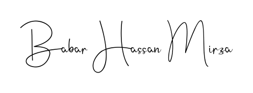 Here are the top professional signature styles for the name Babar Hassan Mirza. These are the best autograph styles you can use for your name. Babar Hassan Mirza signature style 4 images and pictures png