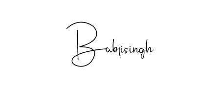 Style your name Bablisingh with confidence using Andilay-7BmLP signature design. Simple, elegant, and ready for immediate document use. Bablisingh signature style 4 images and pictures png