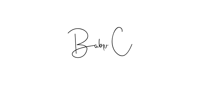 Once you've used our free online signature maker to create your best signature Andilay-7BmLP style, it's time to enjoy all of the benefits that Bablu C name signing documents. Bablu C signature style 4 images and pictures png