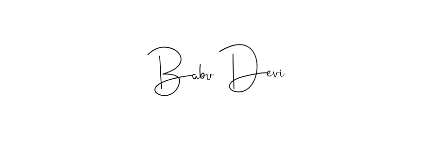 Similarly Andilay-7BmLP is the best handwritten signature design. Signature creator online .You can use it as an online autograph creator for name Babu Devi. Babu Devi signature style 4 images and pictures png