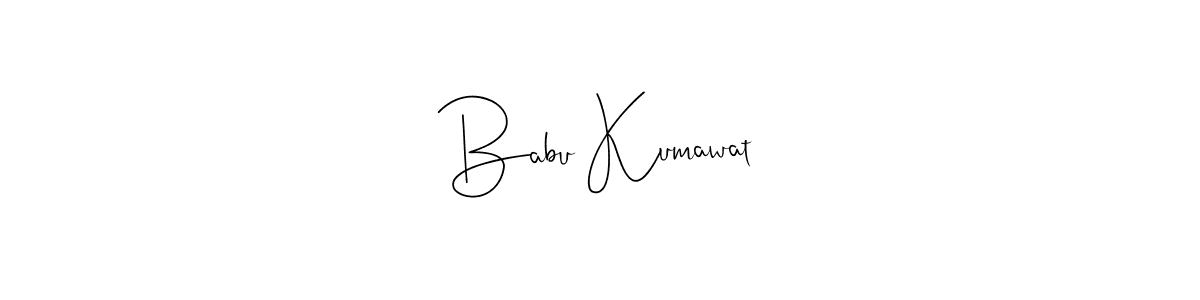 Similarly Andilay-7BmLP is the best handwritten signature design. Signature creator online .You can use it as an online autograph creator for name Babu Kumawat. Babu Kumawat signature style 4 images and pictures png