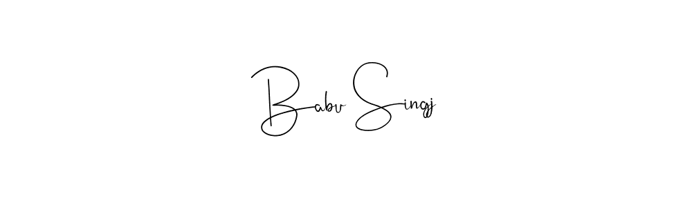 It looks lik you need a new signature style for name Babu Singj. Design unique handwritten (Andilay-7BmLP) signature with our free signature maker in just a few clicks. Babu Singj signature style 4 images and pictures png