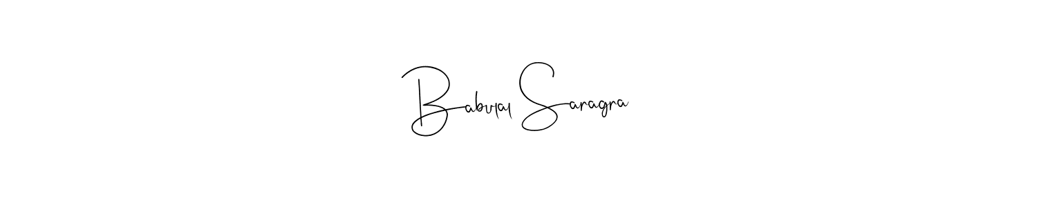 Make a beautiful signature design for name Babulal Saragra. Use this online signature maker to create a handwritten signature for free. Babulal Saragra signature style 4 images and pictures png