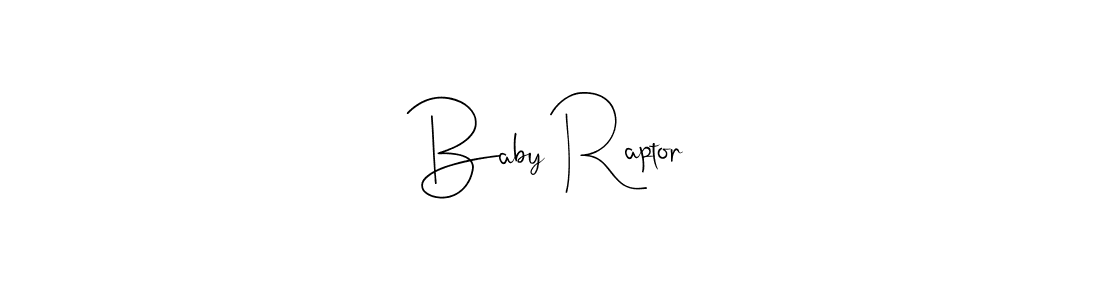 Use a signature maker to create a handwritten signature online. With this signature software, you can design (Andilay-7BmLP) your own signature for name Baby Raptor. Baby Raptor signature style 4 images and pictures png