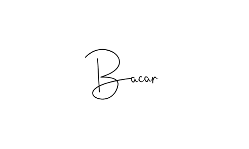 Create a beautiful signature design for name Bacar. With this signature (Andilay-7BmLP) fonts, you can make a handwritten signature for free. Bacar signature style 4 images and pictures png