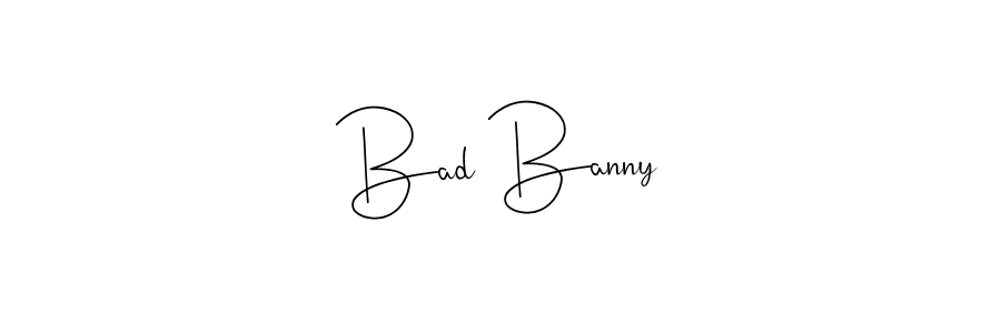 How to make Bad Banny signature? Andilay-7BmLP is a professional autograph style. Create handwritten signature for Bad Banny name. Bad Banny signature style 4 images and pictures png