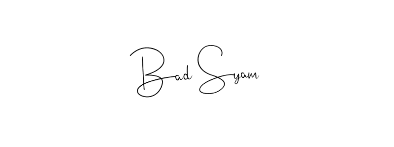 Once you've used our free online signature maker to create your best signature Andilay-7BmLP style, it's time to enjoy all of the benefits that Bad Syam name signing documents. Bad Syam signature style 4 images and pictures png