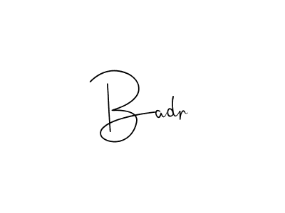 if you are searching for the best signature style for your name Badr. so please give up your signature search. here we have designed multiple signature styles  using Andilay-7BmLP. Badr signature style 4 images and pictures png