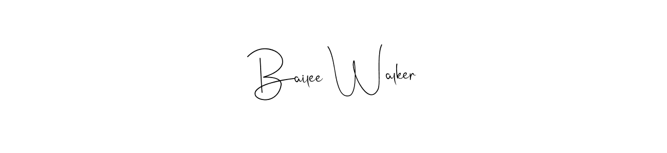 Use a signature maker to create a handwritten signature online. With this signature software, you can design (Andilay-7BmLP) your own signature for name Bailee Walker. Bailee Walker signature style 4 images and pictures png