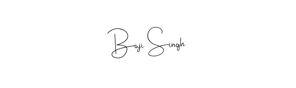 How to make Baji Singh signature? Andilay-7BmLP is a professional autograph style. Create handwritten signature for Baji Singh name. Baji Singh signature style 4 images and pictures png