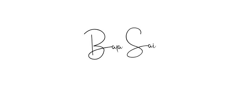 It looks lik you need a new signature style for name Bala Sai. Design unique handwritten (Andilay-7BmLP) signature with our free signature maker in just a few clicks. Bala Sai signature style 4 images and pictures png