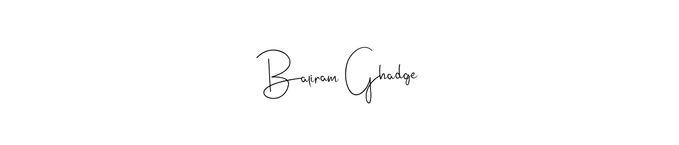 Baliram Ghadge stylish signature style. Best Handwritten Sign (Andilay-7BmLP) for my name. Handwritten Signature Collection Ideas for my name Baliram Ghadge. Baliram Ghadge signature style 4 images and pictures png