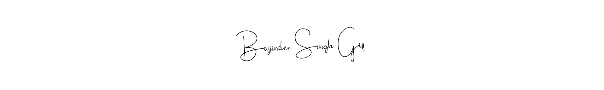 Create a beautiful signature design for name Baljinder Singh Gill. With this signature (Andilay-7BmLP) fonts, you can make a handwritten signature for free. Baljinder Singh Gill signature style 4 images and pictures png