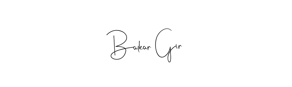 if you are searching for the best signature style for your name Balkar Gir. so please give up your signature search. here we have designed multiple signature styles  using Andilay-7BmLP. Balkar Gir signature style 4 images and pictures png