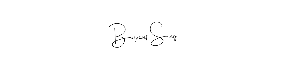 Also You can easily find your signature by using the search form. We will create Balvant Sing name handwritten signature images for you free of cost using Andilay-7BmLP sign style. Balvant Sing signature style 4 images and pictures png