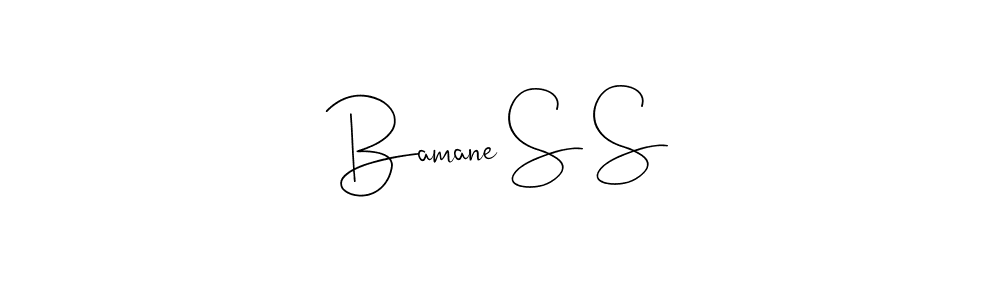 Use a signature maker to create a handwritten signature online. With this signature software, you can design (Andilay-7BmLP) your own signature for name Bamane S S. Bamane S S signature style 4 images and pictures png
