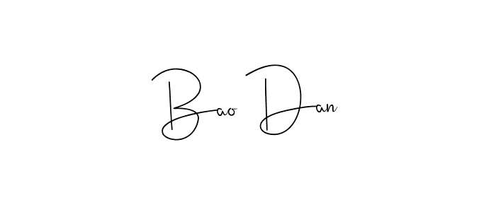 Make a beautiful signature design for name Bao Dan. With this signature (Andilay-7BmLP) style, you can create a handwritten signature for free. Bao Dan signature style 4 images and pictures png