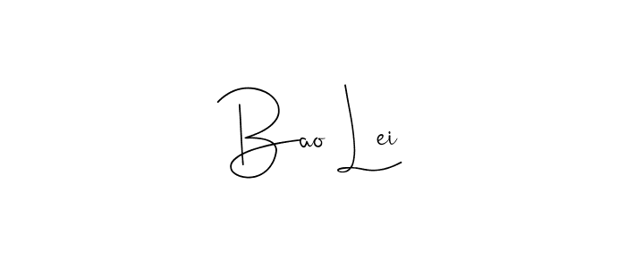 Bao Lei stylish signature style. Best Handwritten Sign (Andilay-7BmLP) for my name. Handwritten Signature Collection Ideas for my name Bao Lei. Bao Lei signature style 4 images and pictures png