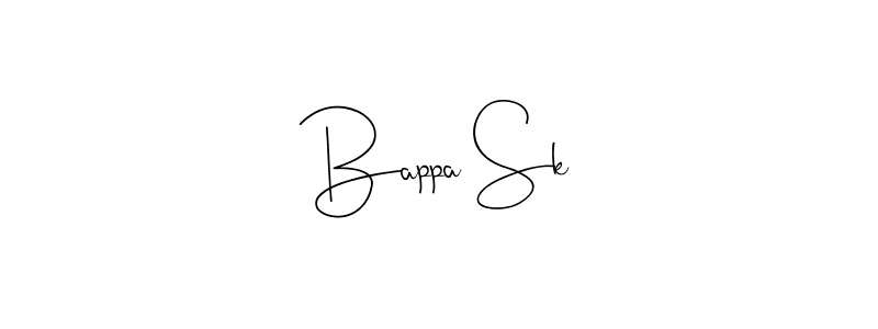 How to make Bappa Sk name signature. Use Andilay-7BmLP style for creating short signs online. This is the latest handwritten sign. Bappa Sk signature style 4 images and pictures png