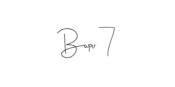 The best way (Andilay-7BmLP) to make a short signature is to pick only two or three words in your name. The name Bapu 7 include a total of six letters. For converting this name. Bapu 7 signature style 4 images and pictures png